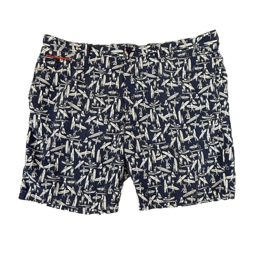 Tommy Bahama Men's Chino Shorts Size 42 Cotton Hawaiian Surfing Print